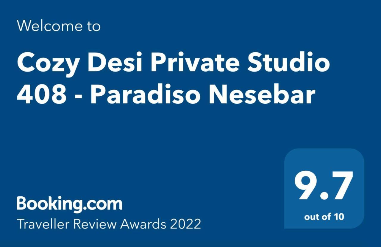 Paradiso 'В' 408 Private Studio Nessebar Exteriér fotografie